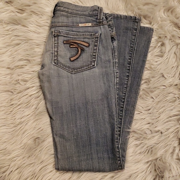 Frankie B. Denim - Frankie b Low Rise Flare Denim